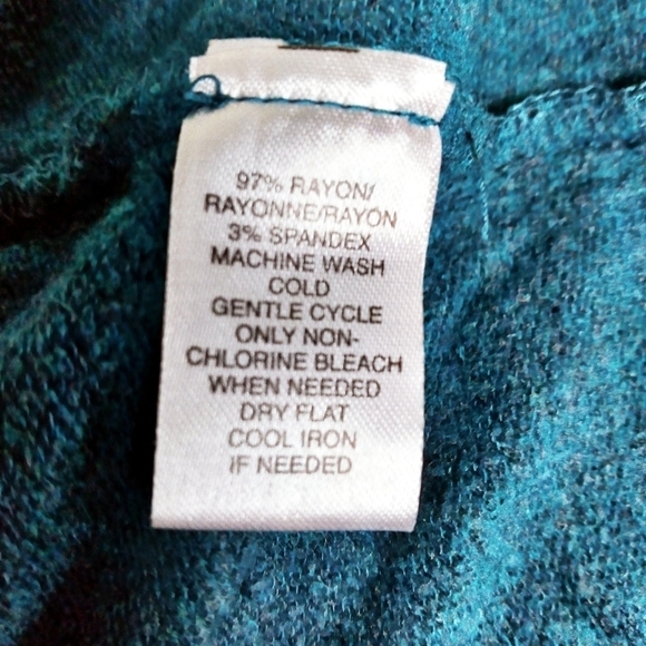 Lou & Grey Signaturesoft Blue Cowl Neck Shirt - Picture 8 of 9